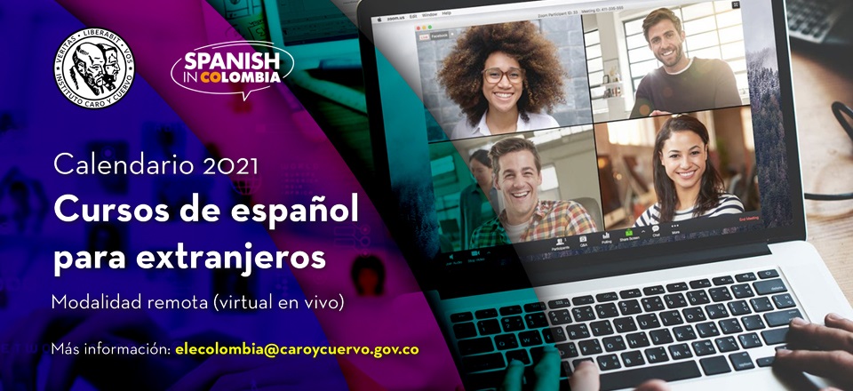  Aprende español con los cursos virtuales en vivo del Instituto Caro y Cuervo